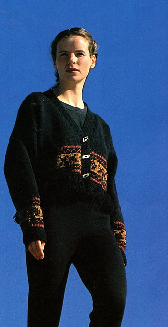 Fringed Cardigan (Cropped Version)
