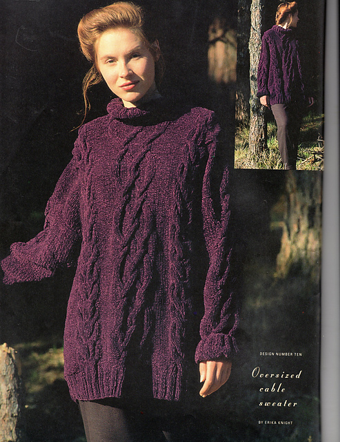Oversized Cable Sweater