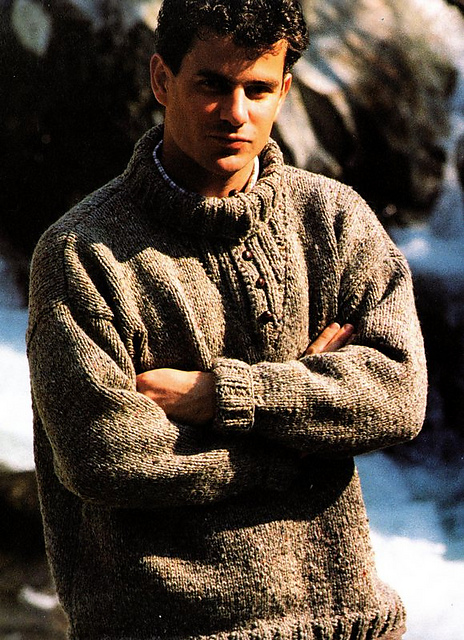 Buttoned V-Neck Sweater