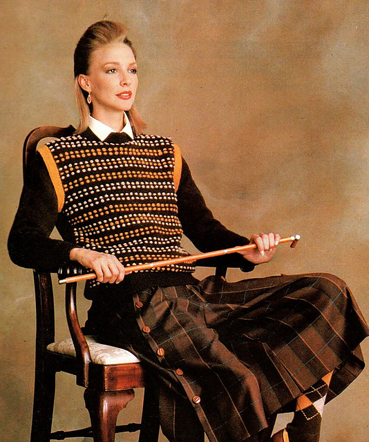 #28 Woven Pattern Pullover