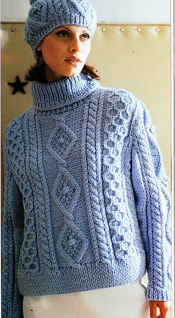 #02 Aran Pullover & Hat