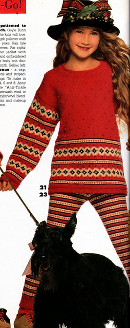 #21 Pullover with Popcorn Stitch