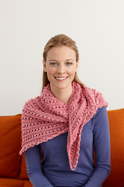 Splended Elegance Triangle Shawl