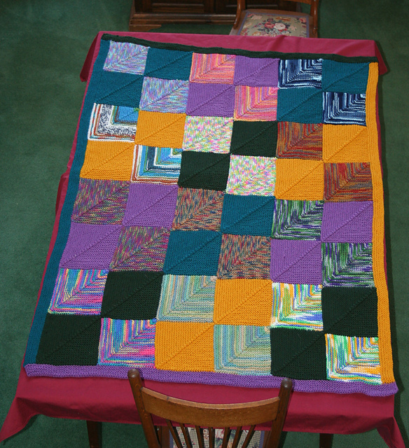 4-Patch Mitered Square Afghan