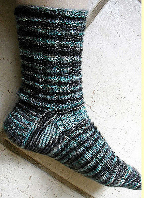 Glacier Lake Toe Up Socks