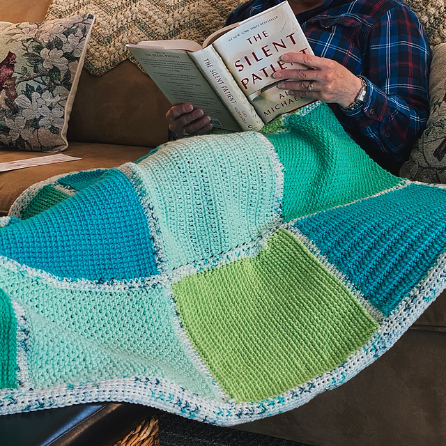 Tunisian Simple Stitch Square