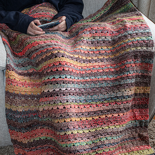 Ravelry Blooming Afghan pattern by Sunflower Cottage Crochet