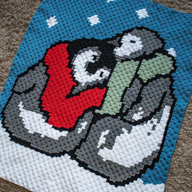 Penguins afghan