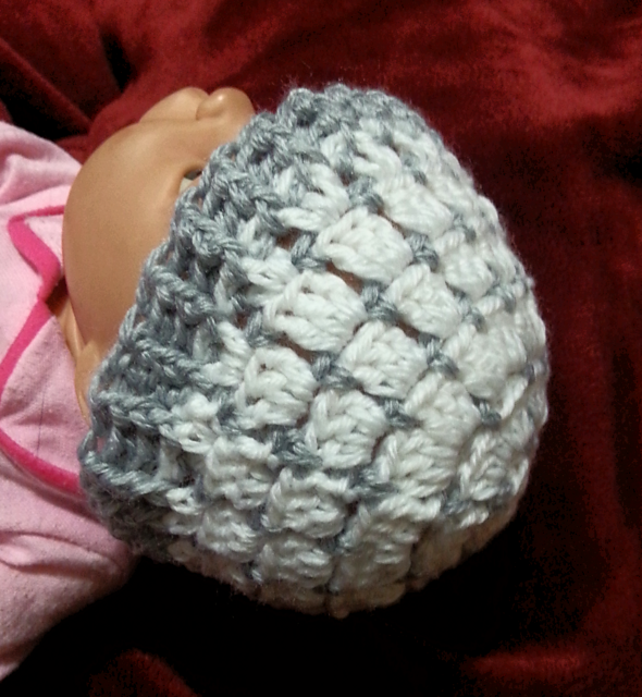 Little Squares Baby Hat