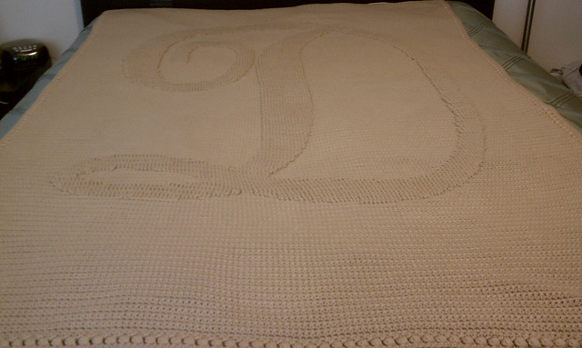 Monogram D Blanket