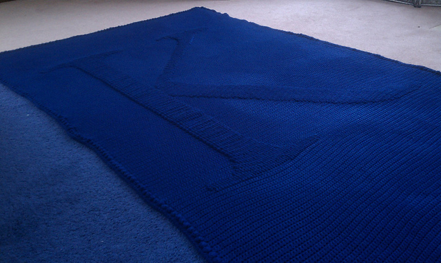 Monogram K Blanket