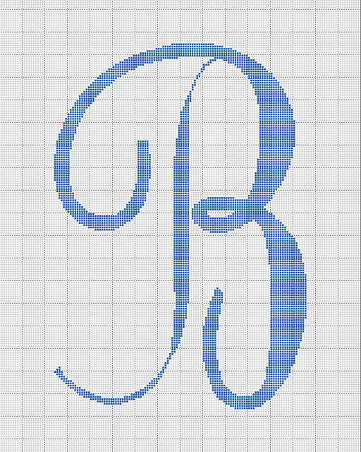 Monogram B Blanket