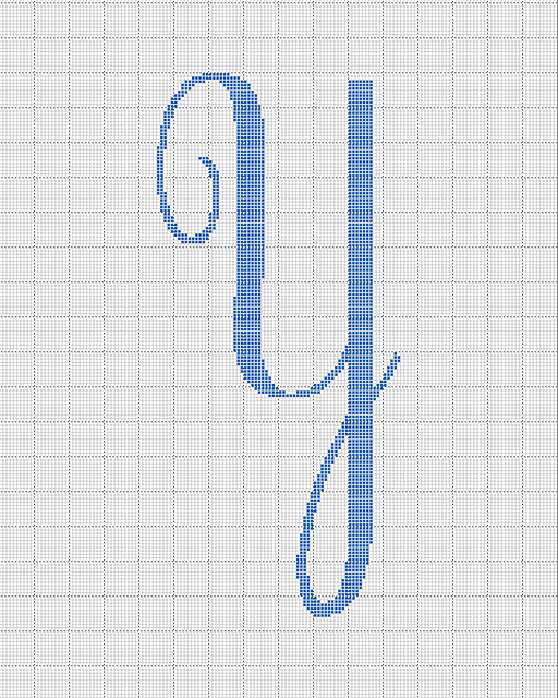 Monogram Y Blanket