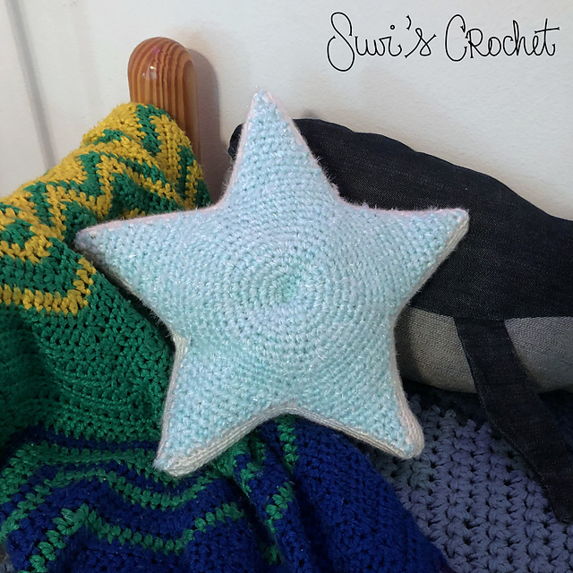 Glitter Star Pillow