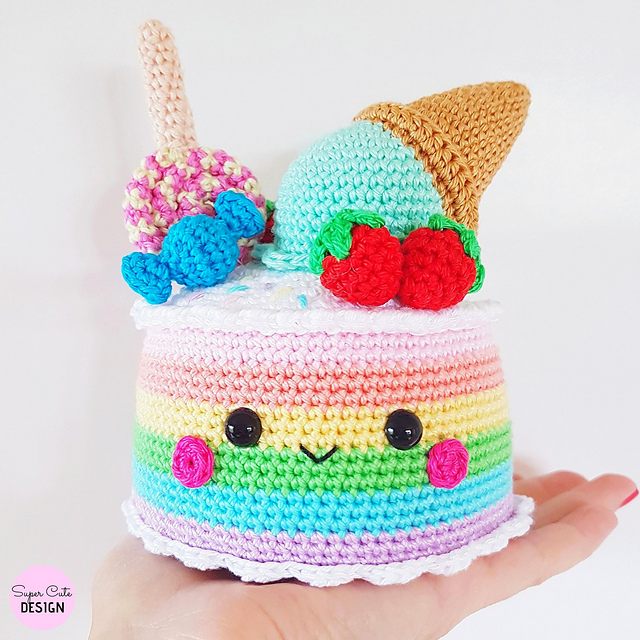 Rainbow Candy Cake