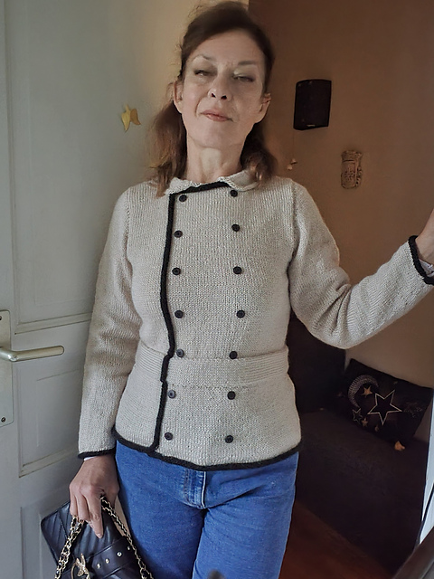 Veste Furstemberg (tricot sur mesure)