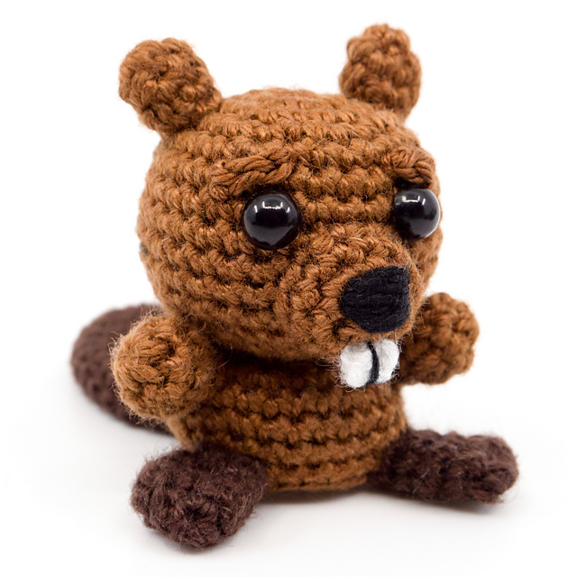 Mini Beaver Amigurumi