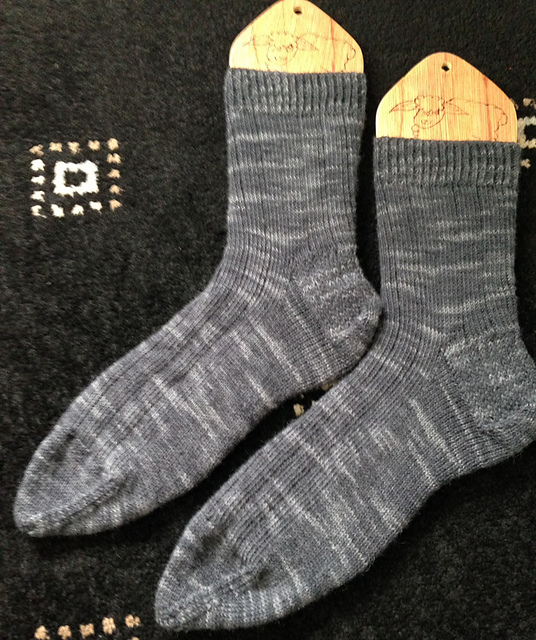 Backloop Ribbed Socks
