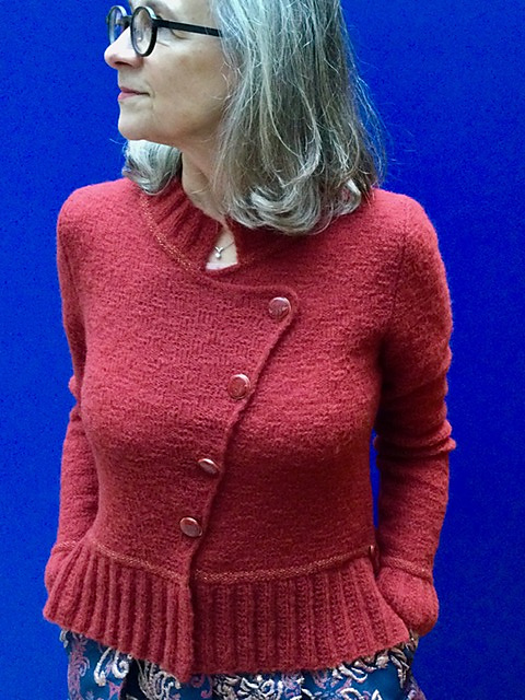 Häkeln Pullover Diagonal Stricken Nahtlos-Jacke Diagonal Wollpaket