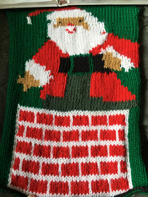 Santa on the Chimney