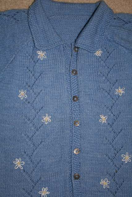 Design A - Lace and Flowers Cardigan