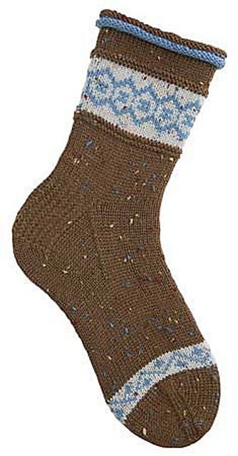 Tweedy Fair Isle Socks