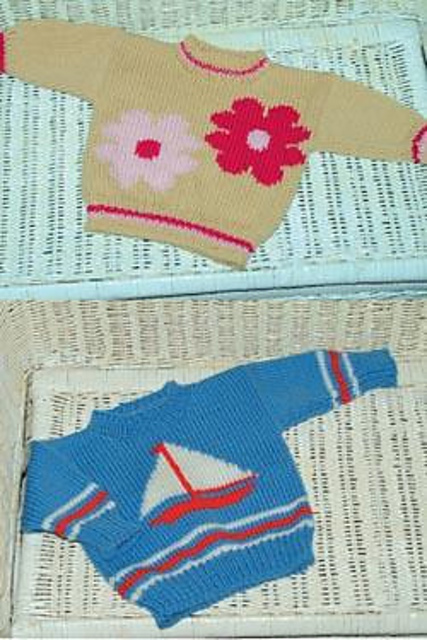 Baby Boy Sailboat Sweater