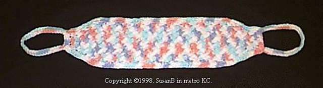 Moss Stitch Back Washer