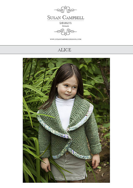 Child's Cardigan Alice 