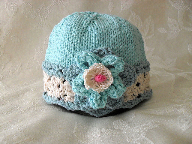 Am I Blue Lace Cloche Hat