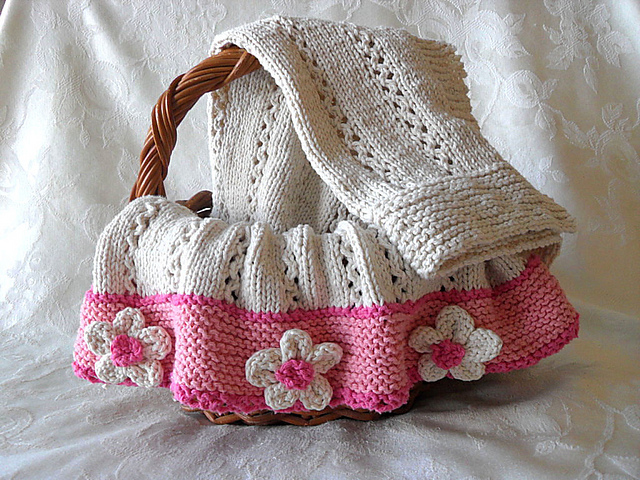 Baby Girl Flower Blanket