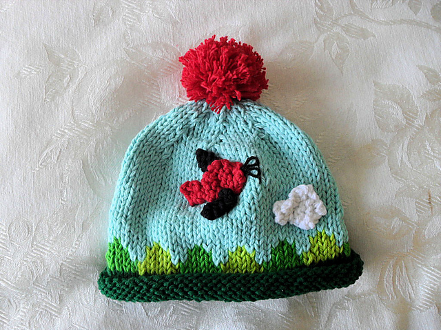 Vintage Airplane Baby Beanie