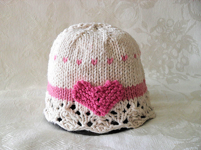 Be My Valentine Lace Cloche with Heart