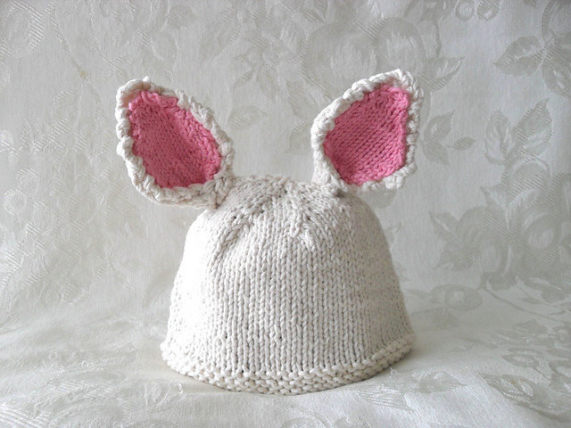 Easter Bunny Baby Hat