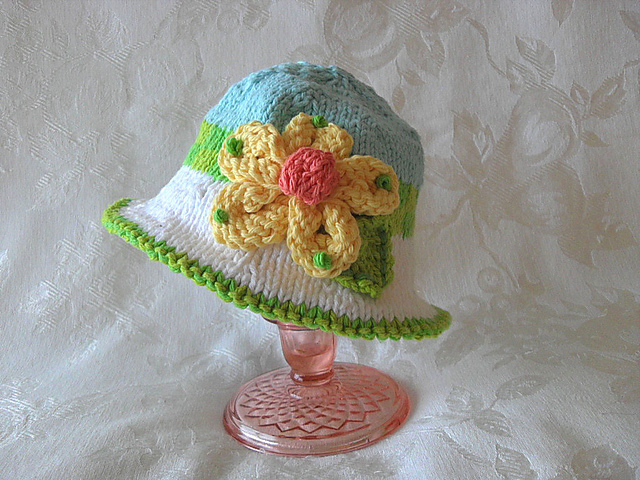 Sunny Side Up Brimmed Baby Hat