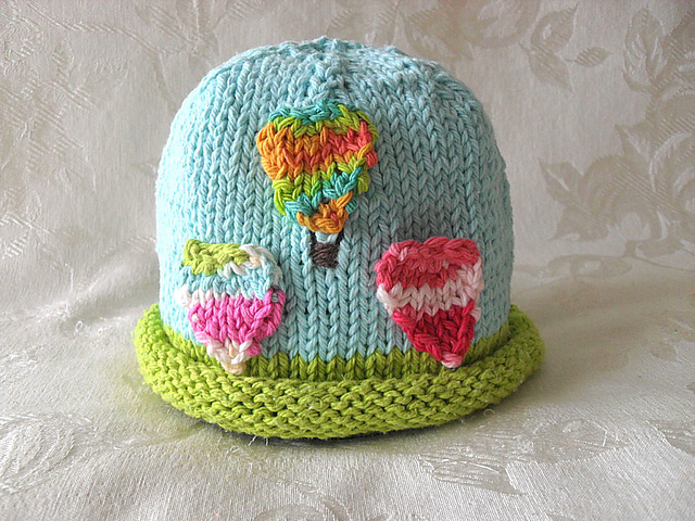 Hot Air Balloon Baby Beanie