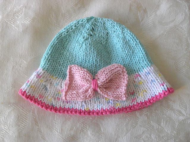 Fanciful Bow Brimmed Hat