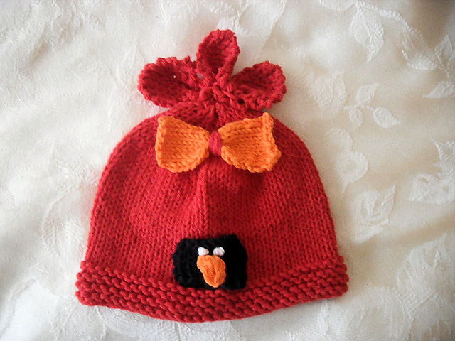 Cardinal Baby Hat