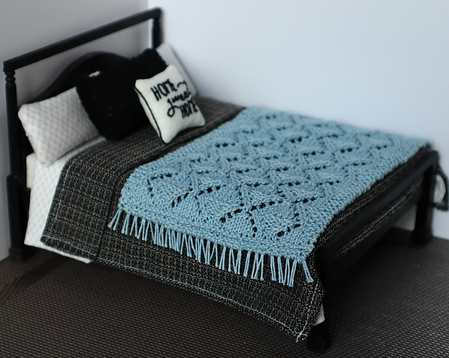 Garter Diamond Blanket