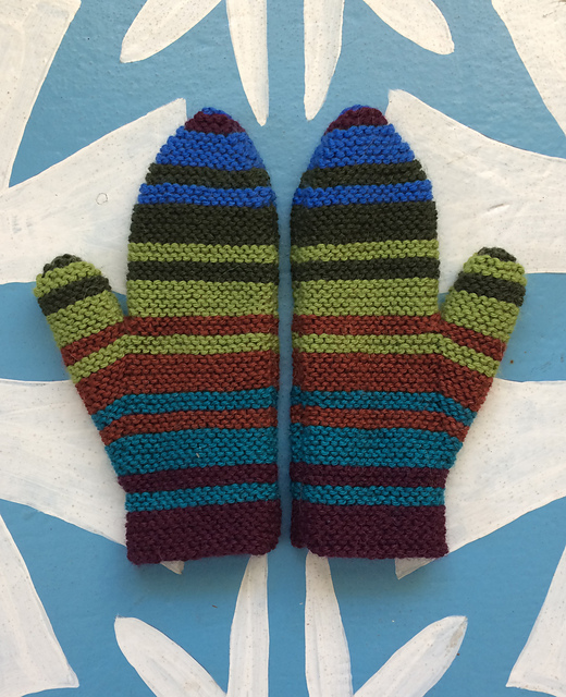 Garter Stitch Mittens