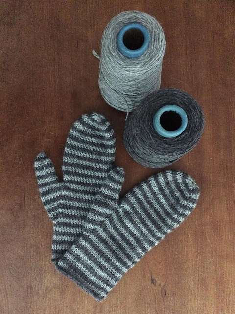 Two Needle Mittens