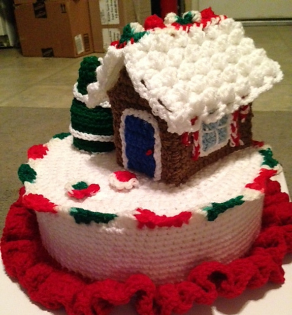 Gingerbread House Cake