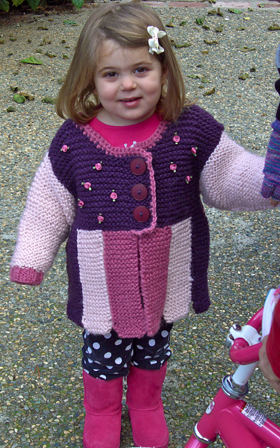 1657 Girl's Swing Coat and Hat