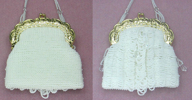 Bead Knitted Evening Bag