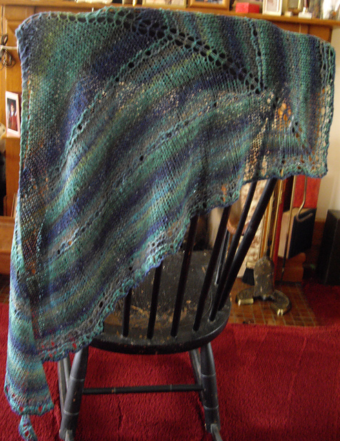 Aye, Aye, Eyelet! Shawl