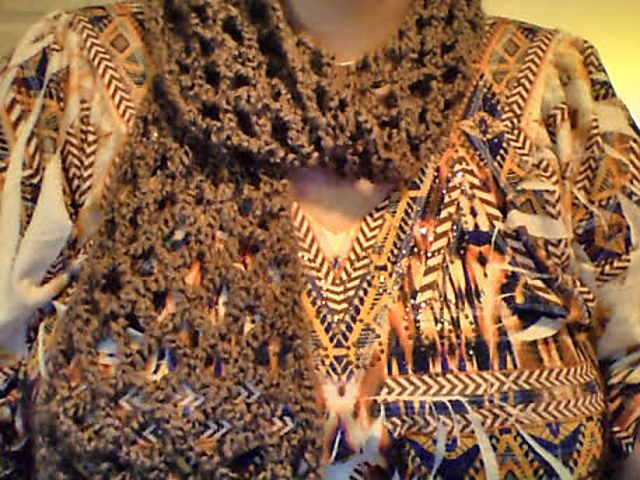 Mesh Long Scarf