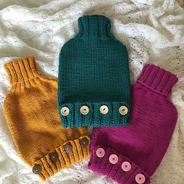 3 Hot water bottle covers
