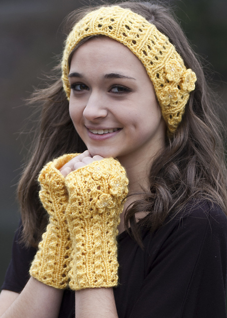 Sparkling Headband & Mitts