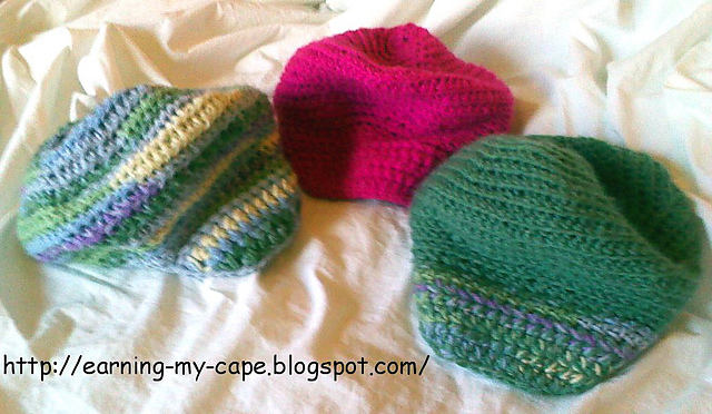Child's Slouchy Hat with Brim