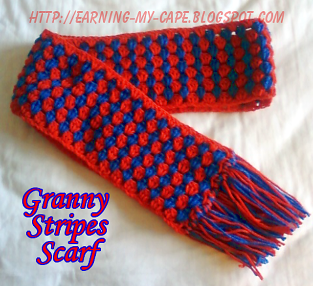 Granny Stripes Scarf